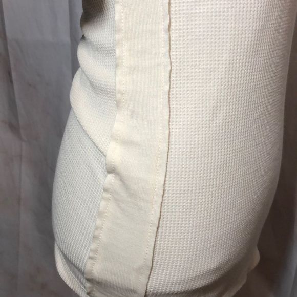 Mystree Waffle Knit Top Hood Short Sleeves Med - Picture 5 of 8